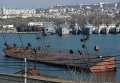 Корабли в одной из бухт Севастополя. Архивное фото