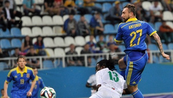 Нападающий одесского Черноморца и сборной Украины по футболу Алексей Антонов