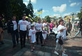 Акция под Верховной Радой мирных жителей востока Украины