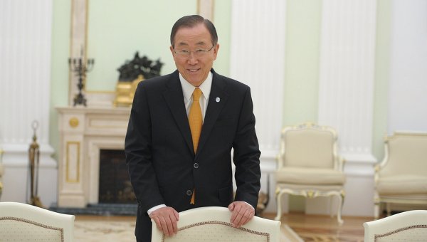 Генсекретарь ООН Пан Ги Мун. Архивное фото