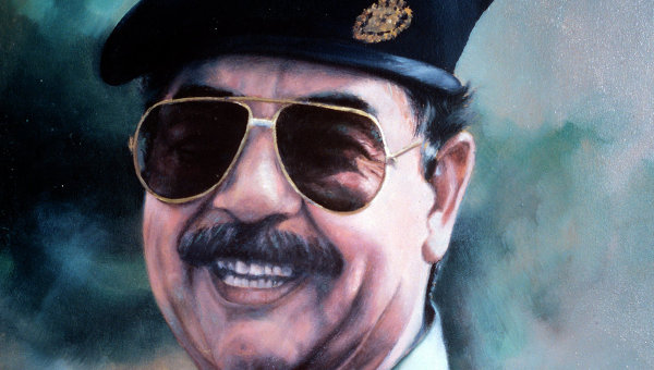 Портрет Саддама Хусейна