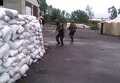 Обстрел лагеря пограничников в Донецкой области
