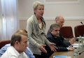 Заседание Трехсторонней контактной группы с участием Л.Кучмы, М.Зурабова и Х.Тальявини. Архивное фото