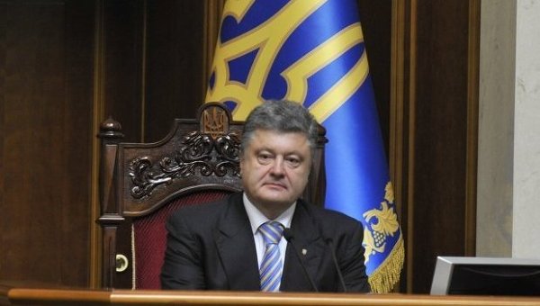 Президент Петр Порошенко в Верховной Раде