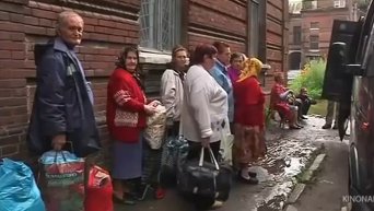 Славянск после артобстрела 25 июня. Видео