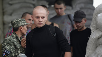 Освобождение военнослужащих, задержанных в воинской части №3004 в Донецке