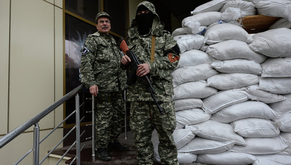 Освобождение украинских военнослужащих, задержанных в воинской части №3004 в Донецке
