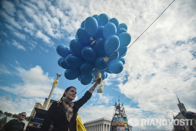 Флешмоб на Майдане Незалежности