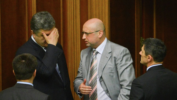 Петр Порошенко и Александр Турчинов