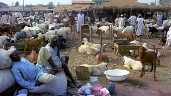 Рынок в Нигерии
