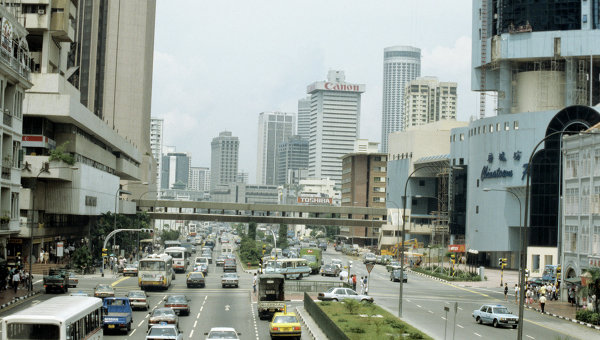 В центре Сингапура. Архивное фото