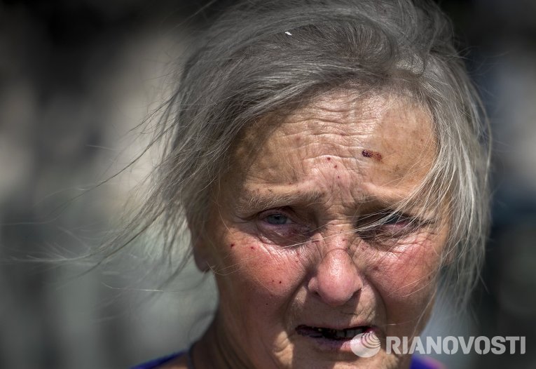 Обстрел станицы Луганской, погибли десять человек