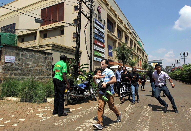 Захват заложников в торговом центре Найроби (Кения)
