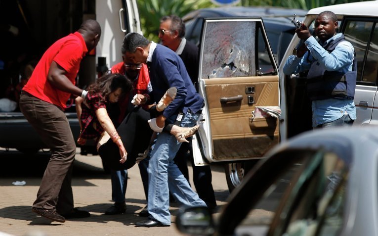 Захват заложников в торговом центре Найроби (Кения)