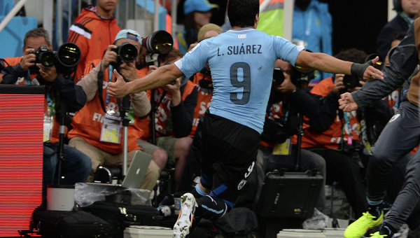 Игрок сборной Уругвая Луис Суарес
