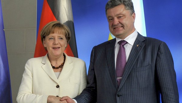 Ангела Меркель и Петр Порошенко. Архивное фото