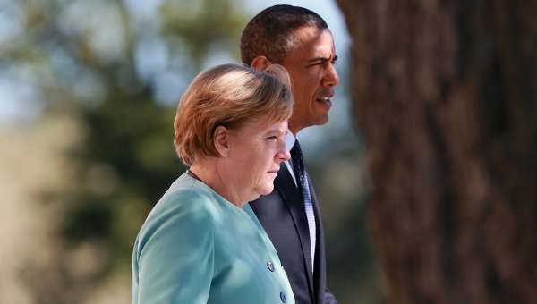 Ангела Меркель и Барак Обама. Архивное фото