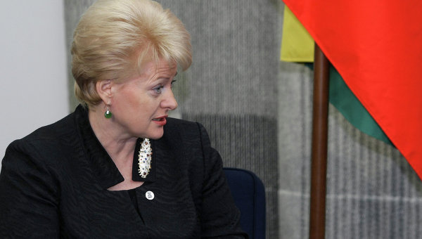 Президент Литвы Даля Грибаускайте
