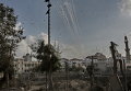Последствия ракетных обстрелов сектора Газа
