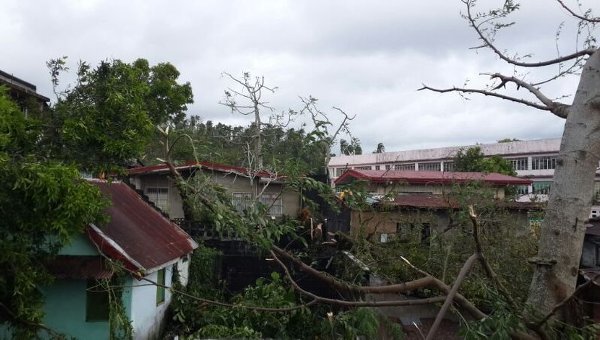 Последствия тайфуна Раммасун