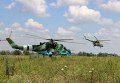 Вертолеты Ми-8 и Ми-24 ВС Украины