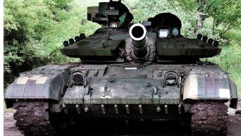 Танк Т64-Б1М, поступивший в распоряжение Нацгвардии