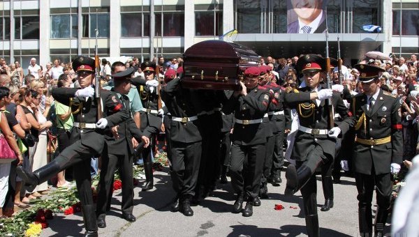 Похороны мэра Кременчуга