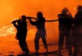 Спасатели в Киеве ликвидировали пожар площадью 200 кв м. Видео