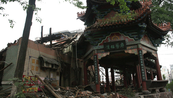 Последствия землетрясения в Китае. Архивное фото