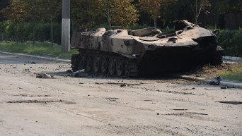 Ситуация в Шахтерске Донецкой области