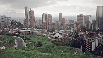 Вид на столицу Колумбии Боготу. Архивное фото