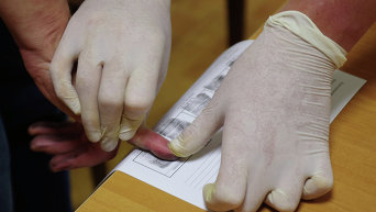 Процедура снятия отпечатков пальцев