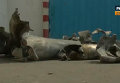 Попадание ракеты во время обстрела колонии в Донецке. Видео