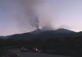 Извержение вулкана Этна на Сицилии. Видео