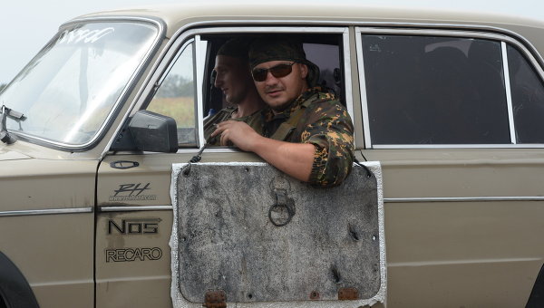 Ополченцы в Луганской области. Архивное фото