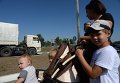 Первые машины из состава гуманитарного конвоя РФ возвращаются в Россию