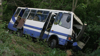 ДТП с участием автобуса в Полтавской области. Видео