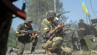 Украинские военные в Иловайске. Архивное фото