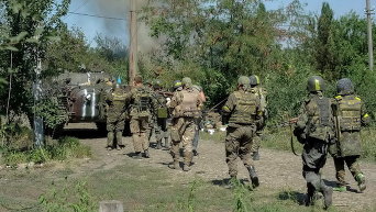 Украинские военные в Иловайске. Архивное фото