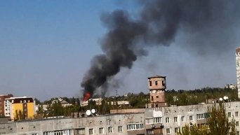 Пожары в Донецке