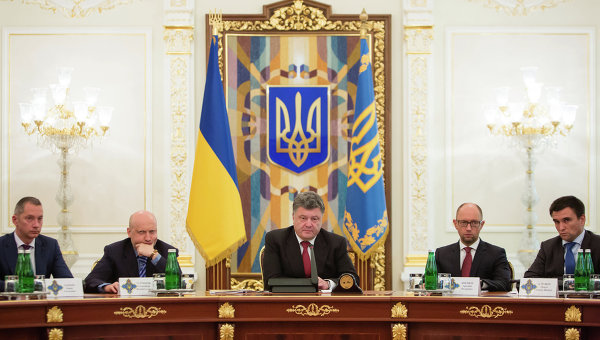 Заседание СНБО Украины.
