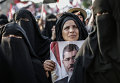 Митинг сторонников свергнутого президента Мухаммеда Мурси у мечети Рабия аль-Адавия в Каире