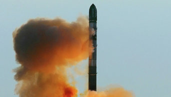 Запуск ракеты РС-20 (Воевода). Архивное фото