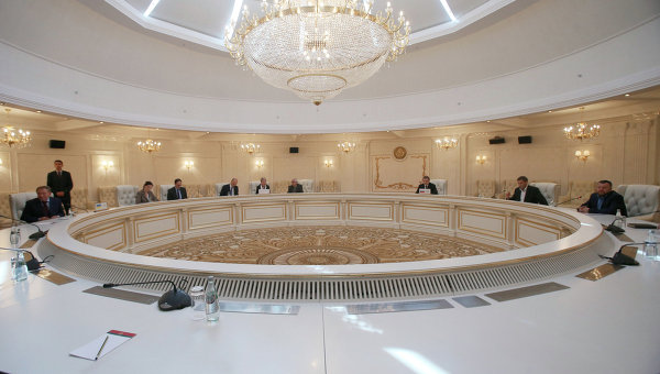 Встреча трехсторонней контактной группы в Минске. Архивное фото