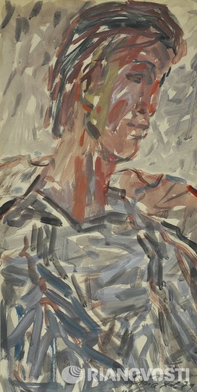 Портрет друга - картина киевского художника Александра Шульдиженко-Стахова