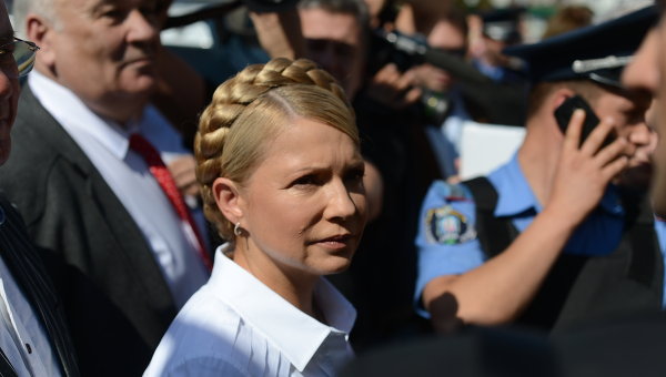 Юлия Тимошенко прибыла в ЦИК