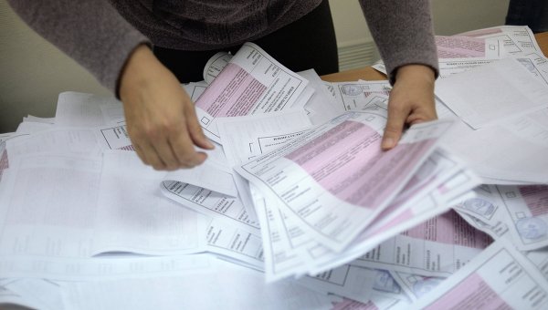 Подчет голосов на выборах в РФ