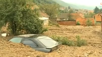 Наводнение в Сербии. Видео