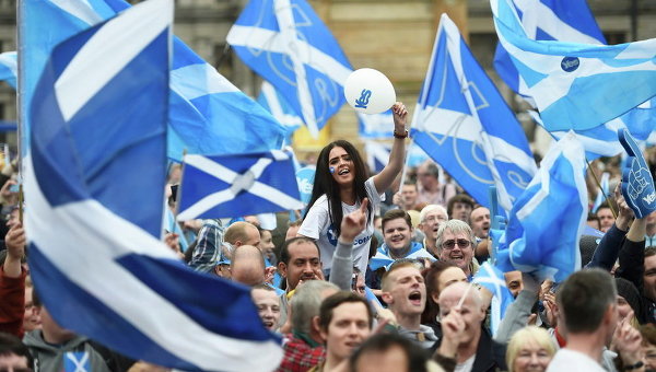Окончание референдума в Шотландии