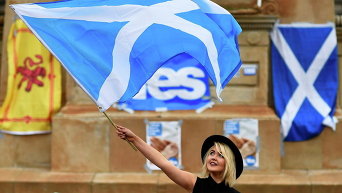 Окончание референдума в Шотландии